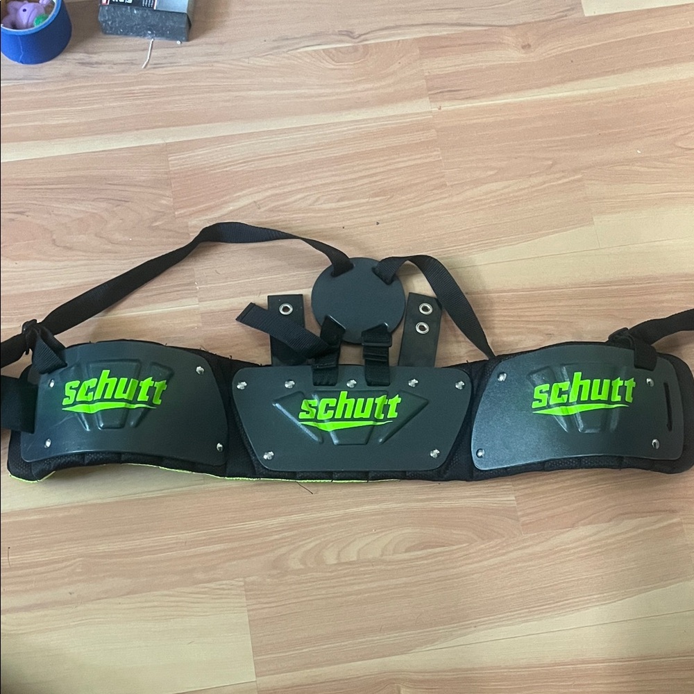 Schutt Kids Black and Green Football Belt